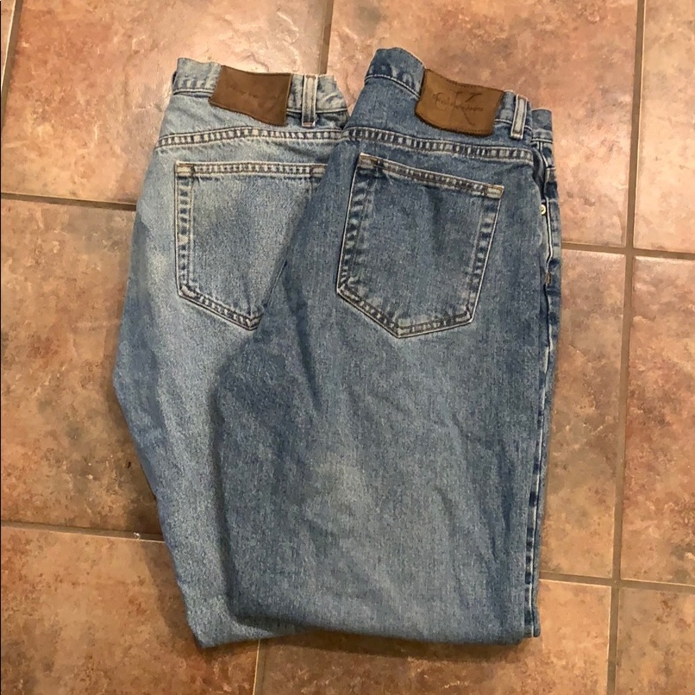 2 pair Calvin Klein jeans
